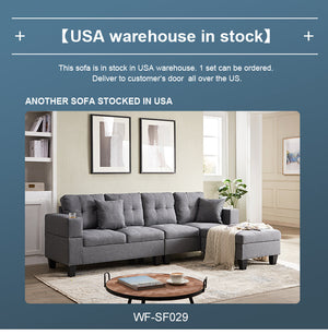 Winforce Morden Style Muebles De Sala Set Furniture Luxury Divano Letto Corner Sofa