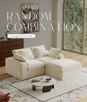 Modern Design High Quality Compression Sofas Luxury Foam Vacuum Pack Compression Sofas US Drop Shipping Roll Compression Sofas