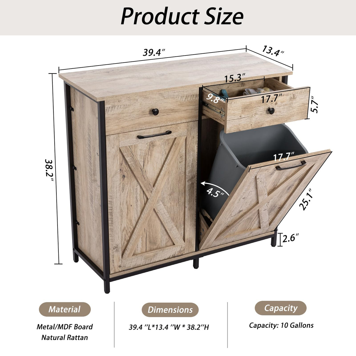 Double Kitchen Trash Cabinets Free Standing Recycling Trash Can Holder Dual Tilt Out Trash Cabinet