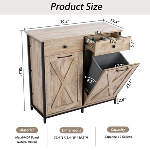 Double Kitchen Trash Cabinets Free Standing Recycling Trash Can Holder Dual Tilt Out Trash Cabinet