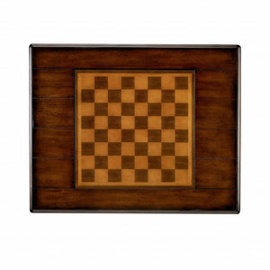 HMS 29 Convertible Square Coffee Table Brown and Dark Brown Wood with Drawer for Living Room Home Furniture
