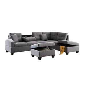Winforce Morden Style Muebles De Sala Set Furniture Luxury Divano Letto Corner Sofa