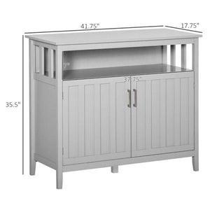 Gray Kitchen Display & China Cabinet
