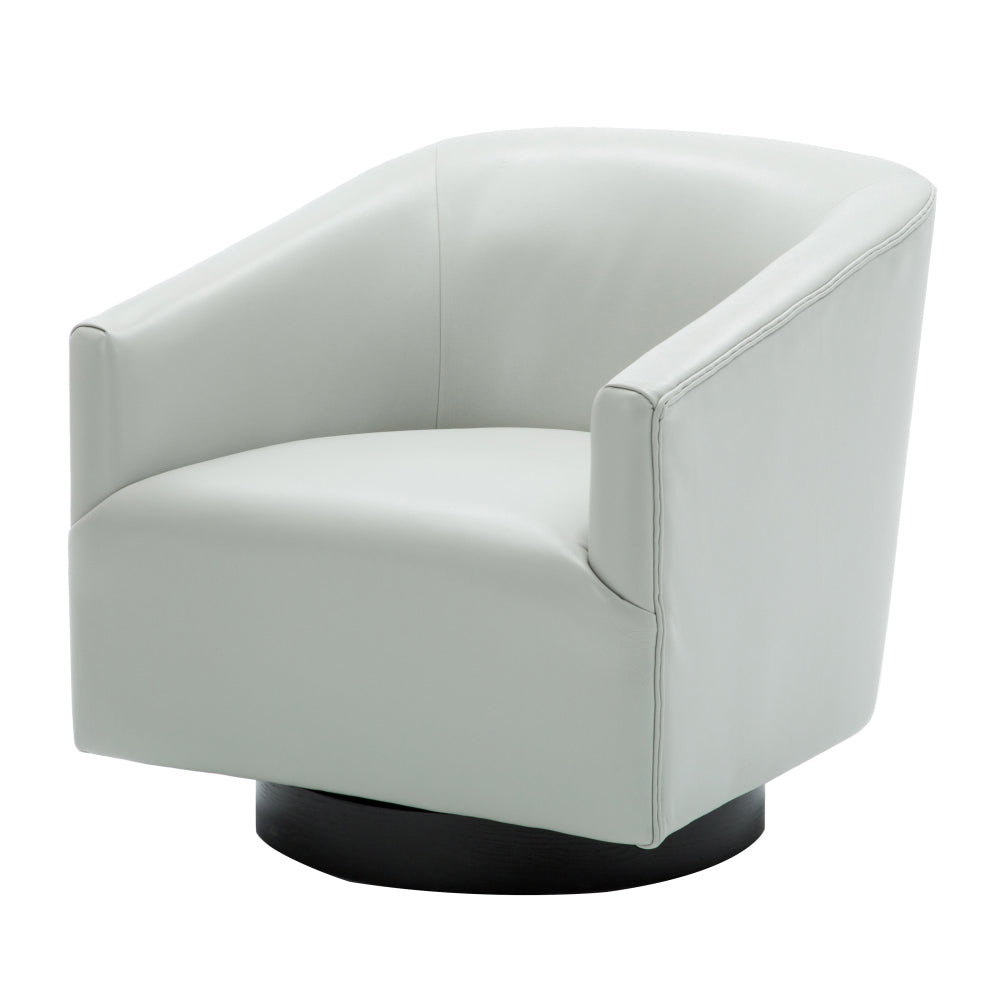 Garland Dove Grey Wood Base Swivel Chair