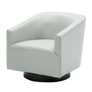 Garland Dove Grey Wood Base Swivel Chair