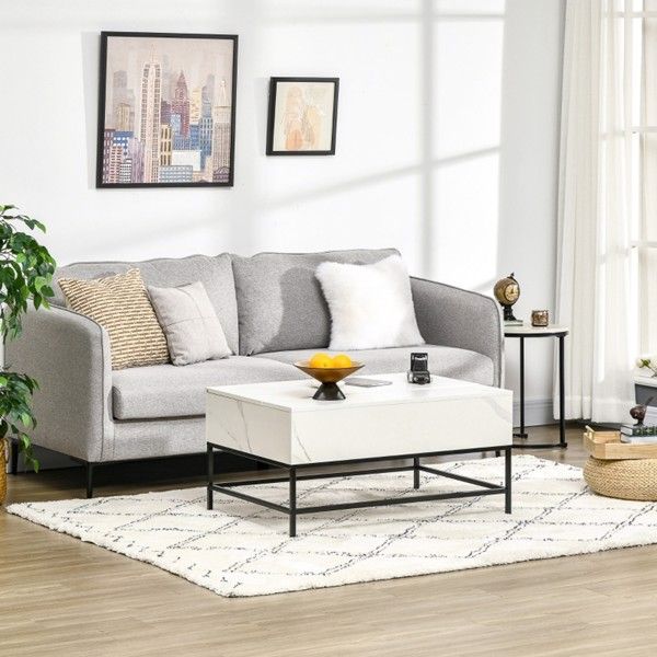 White Top Coffee Table