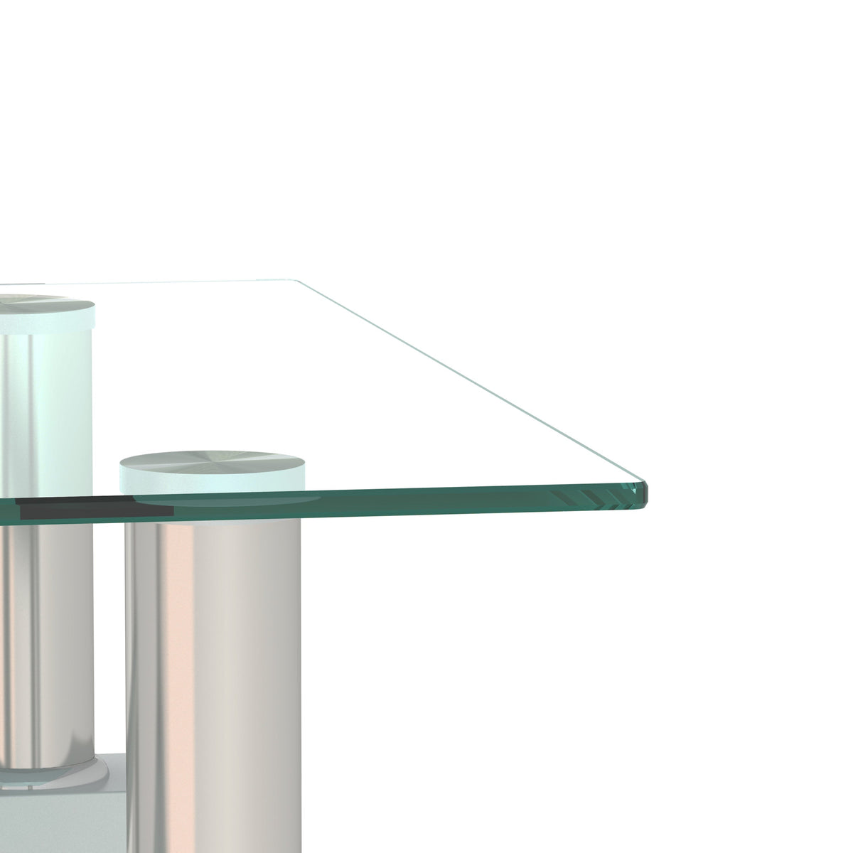 New Durable Design Side Tempered Glass Table Side Table Square Table for Living Room Furniture