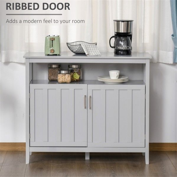Gray Kitchen Display & China Cabinet