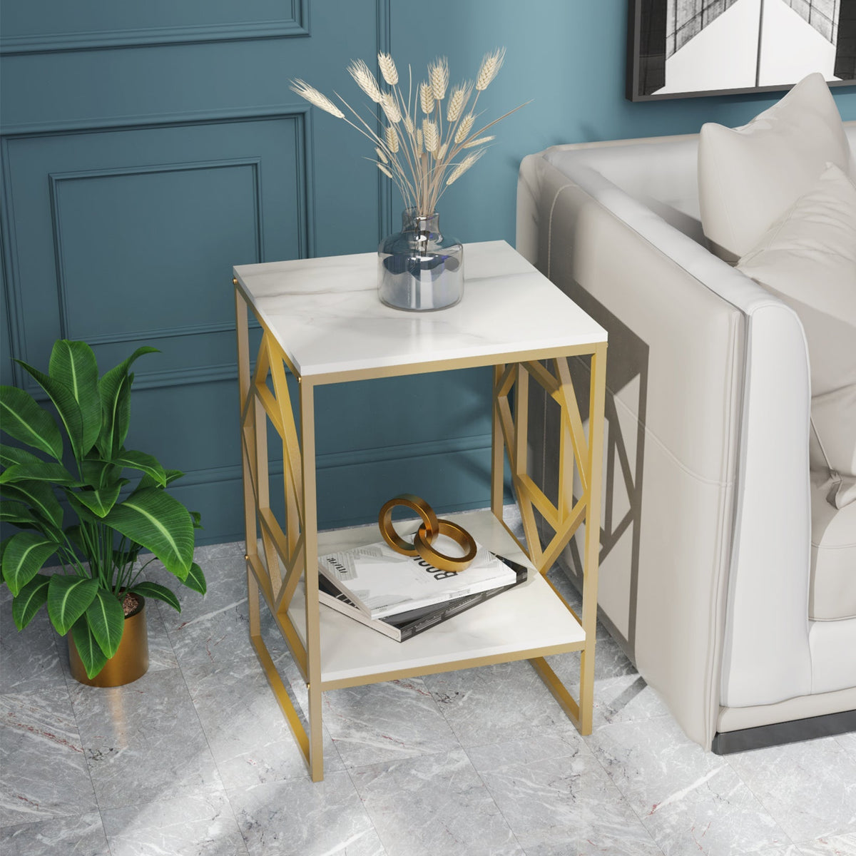 USA FREE SHIPPING Wholesale High Class Marble Console Table Coffee Table Behind Couch for Corridor Entrance