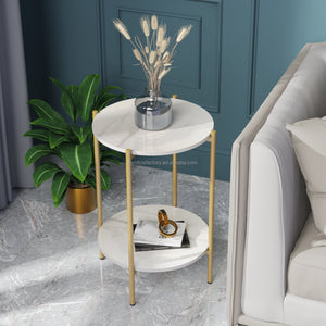 USA FREE SHIPPING Wholesale High Class Marble Console Table Coffee Table Behind Couch for Corridor Entrance