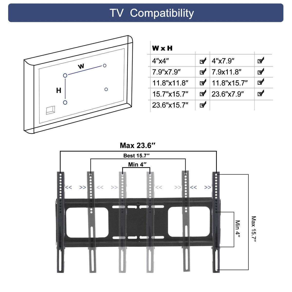 Modern MDF Brown TV Unit with Wall Mount , Space Saving with Storage TV Stands for Living Room