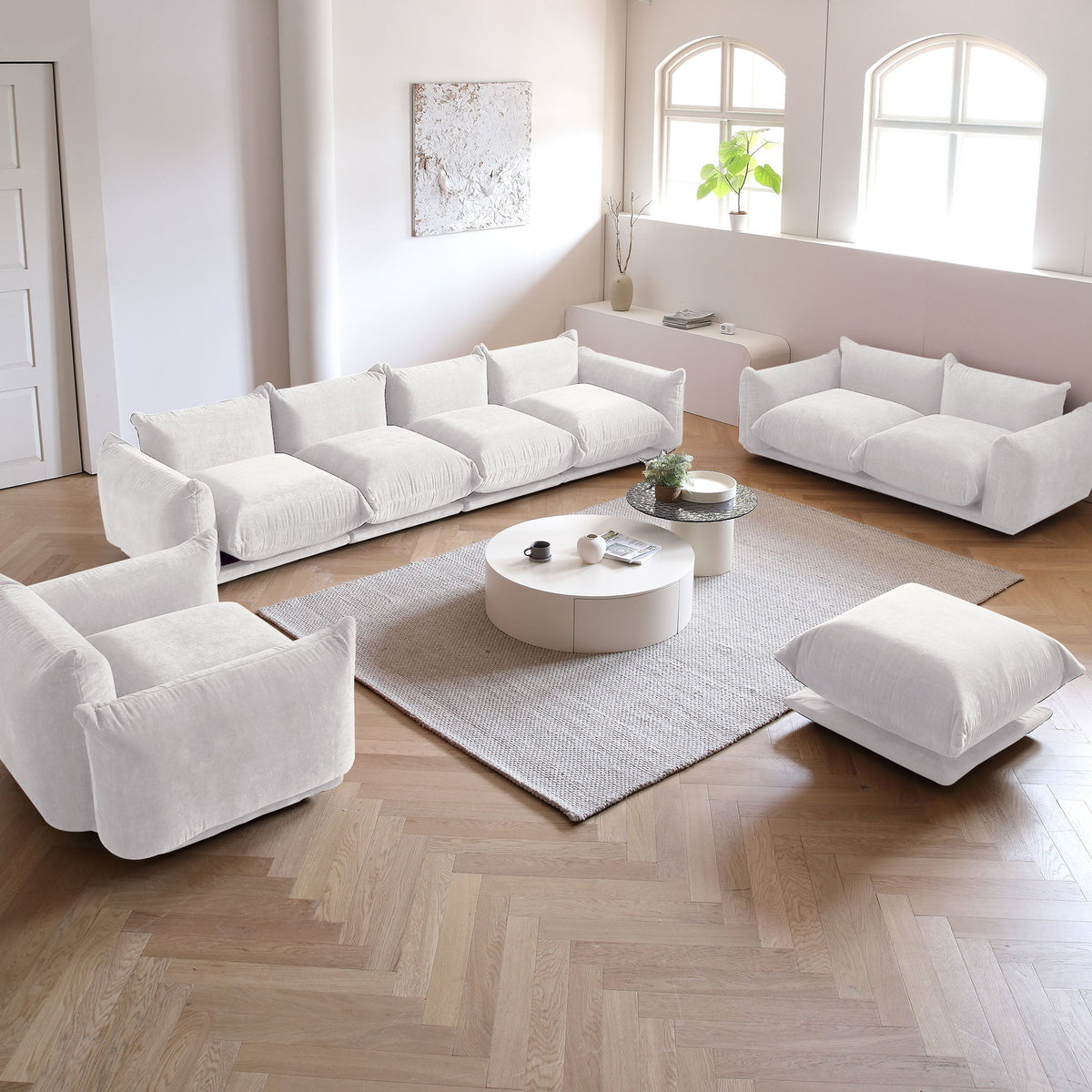 S-A Only Nordic Bread Chenille Sofa  Drop Shipping to USA  in Stock