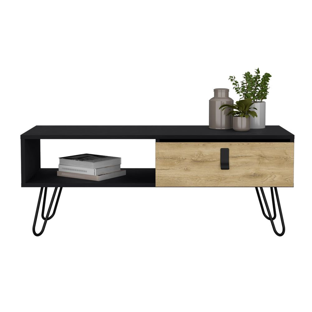 Magness Black/Macadamia Coffee Table for Living Room