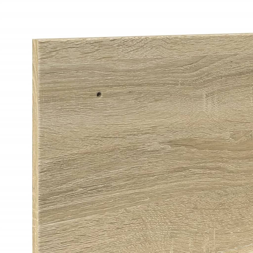 W2B VidaXL Sonoma Oak Engineered Wood Wall Cabinet Living Room Cabinets with Wall Mounting