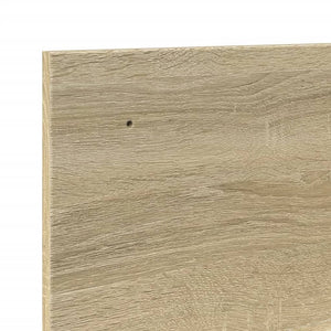 W2B VidaXL Sonoma Oak Engineered Wood Wall Cabinet Living Room Cabinets with Wall Mounting