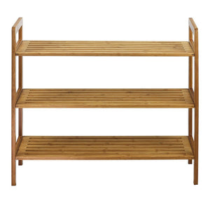 3-Tier Natural Bamboo Shoe Rack