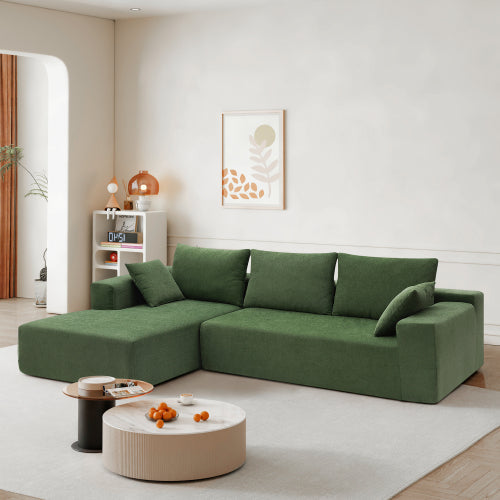 FCJ Contemporary 2-Seater Modular Combination Living Room Sofa Set Convertible Extendable for Home Use Corner Feature Included