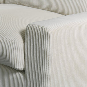 Modular Sectional Sofa,4 Seater Oversized Sectional Sofa, Corduroy Fabric with 2 Ottoman Bench and 2 Pillows