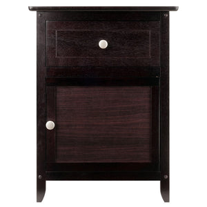 Eugene Espresso Accent Table for Living Room Cabinets
