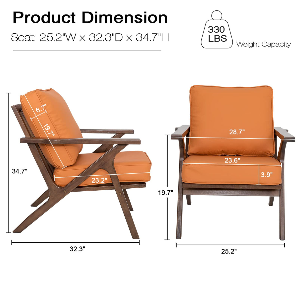 Free Shipping US Overseas Warehouse Shipment Large Size Home Chair
