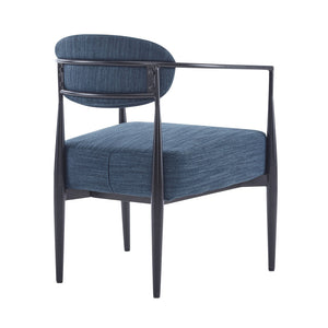 Mid-Century Modern Upholstered Accent Armchair