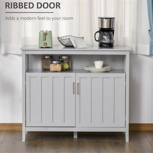 Gray Kitchen Display & China Cabinet