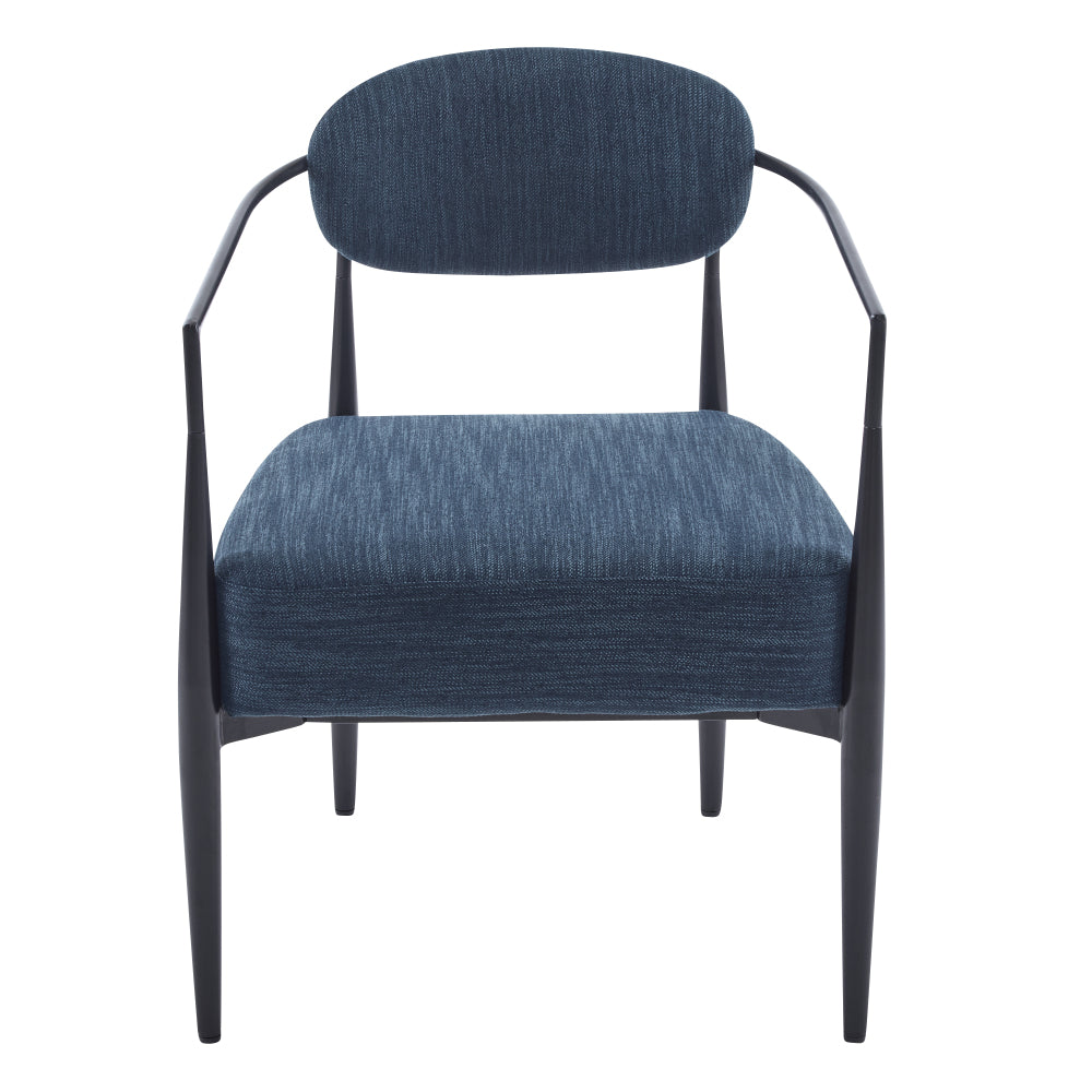 Mid-Century Modern Upholstered Accent Armchair