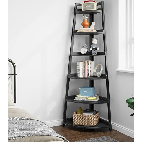 Scandinavian Style Wooden Corner Bookshelf FCJ Design for Home Office Living Room Bedroom School Hotel-Sixth Floor Access